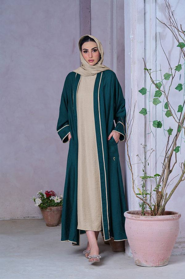 SABLE TRIM ABAYA