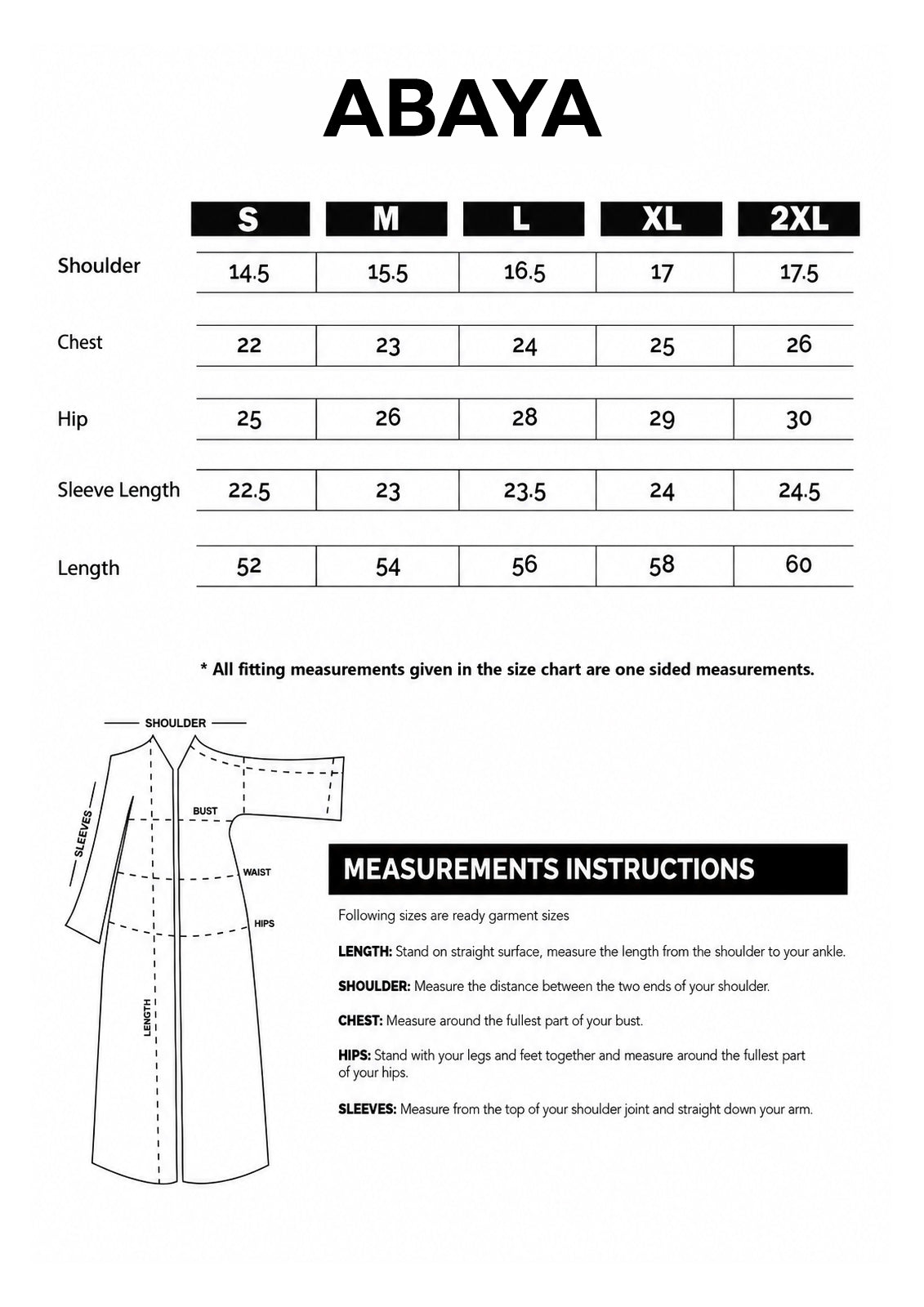 Size Guide